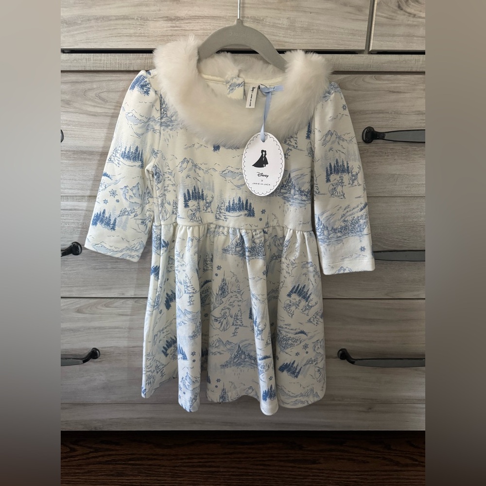 Disney Frozen Faux Fur Dress